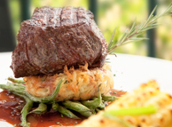 Filet Mignon on a Plate