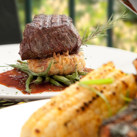 Filet Mignon on a Plate